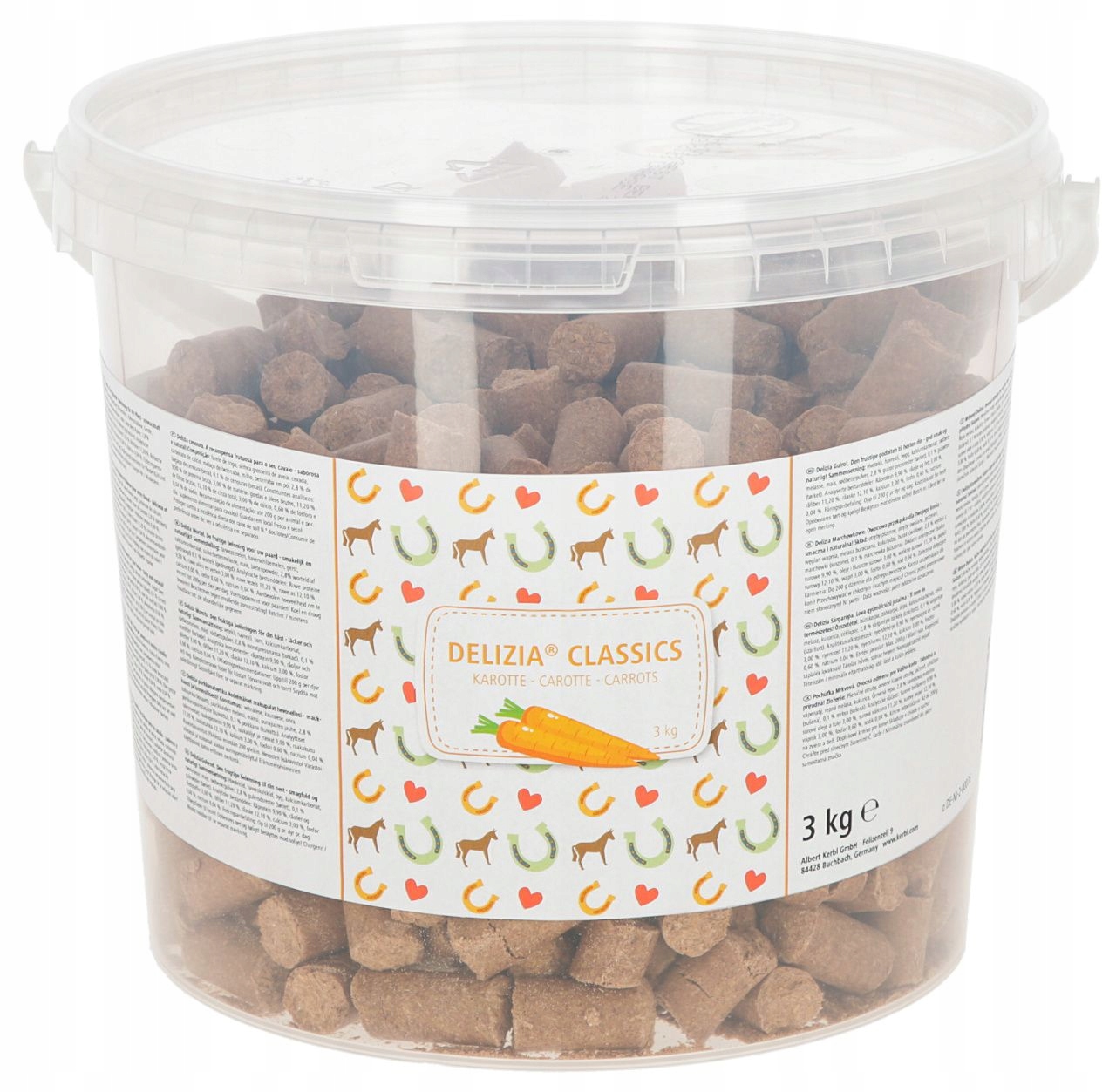 Cukierki dla konia Kerbl delizia marchewka 3 kg - obrazek 4