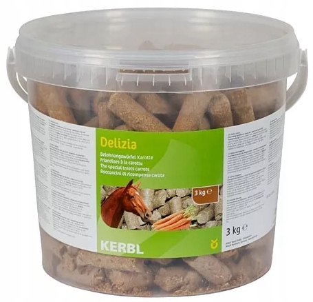 Cukierki dla konia Kerbl delizia marchewka 3 kg - obrazek 6