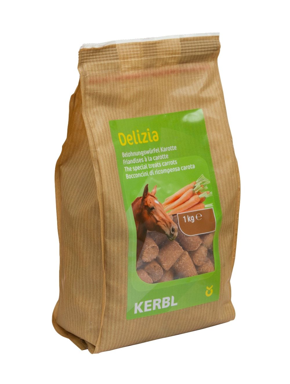 Cukierki smaczki dla konia marchew Kerbl Delizia 1 kg