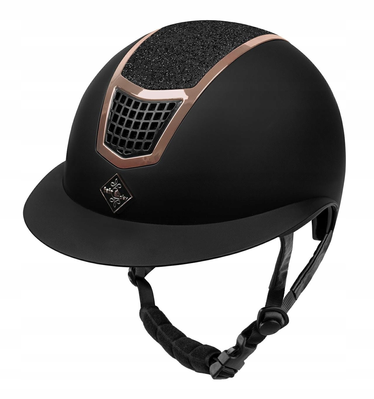 FAIR PLAY Kask QUANTINUM ECLIPSE Rosegold W-V Czarny 53-55 cm