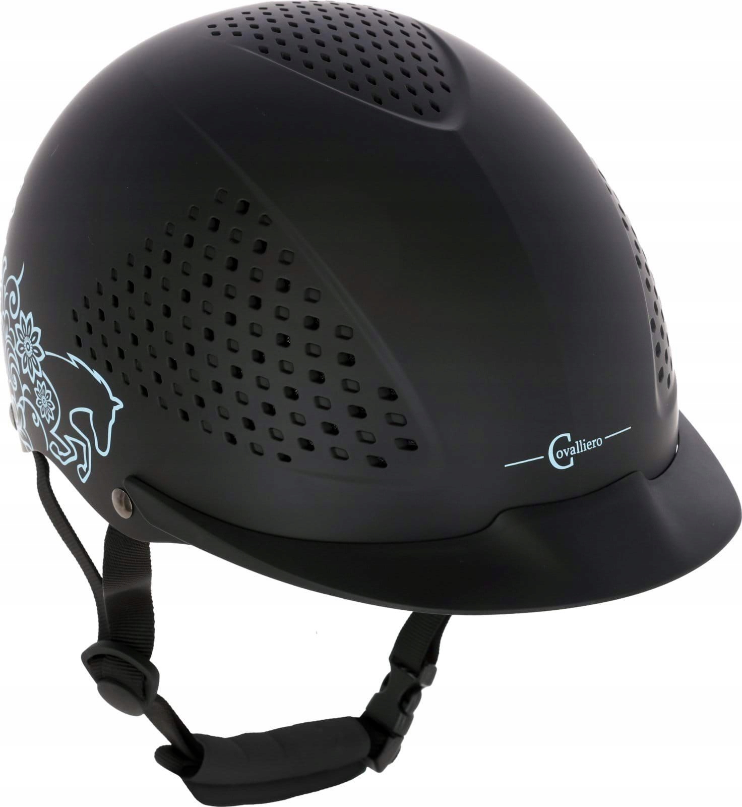 Kask jeździecki Beauty 2.0, czarny, 48-51 cm, Covalliero - obrazek 5